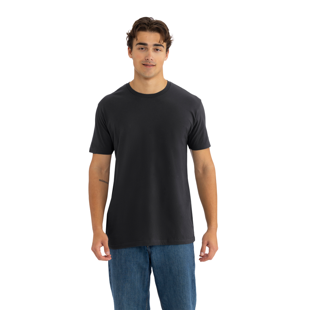 Black Next Level 6010 T-shirt, front view